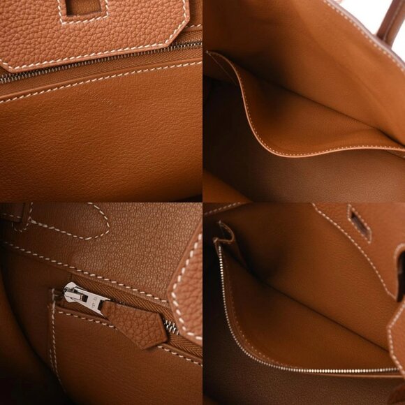 HERMES Birkin 30 Gold hand bag 800000131130000 - Picture 6 of 12